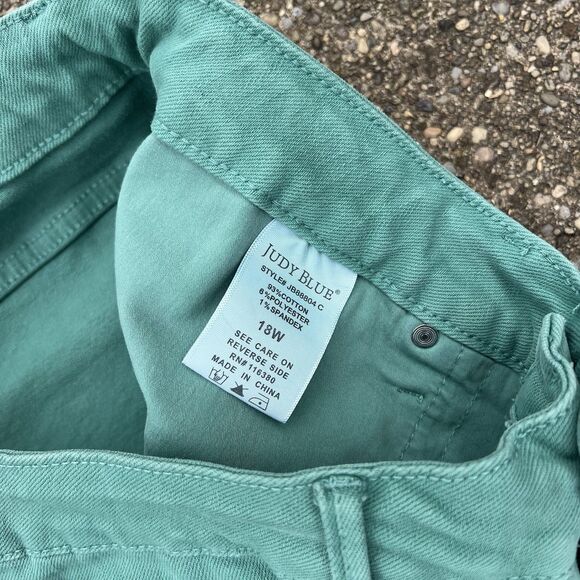 Judy Blue Jeans Flare High Waist Tummy Control Garment Dyed - Picture 6 of 9